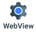 WebView icon representing technology used to display web content inside mobile or desktop applications